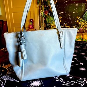 ♠️ Kate Spade Light Baby Blue Tote Bag ♠️